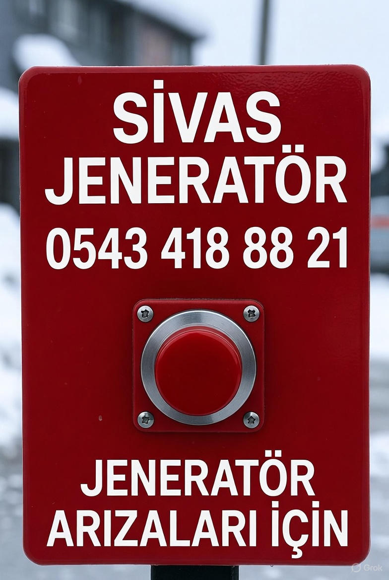 sivas jeneratör arıza