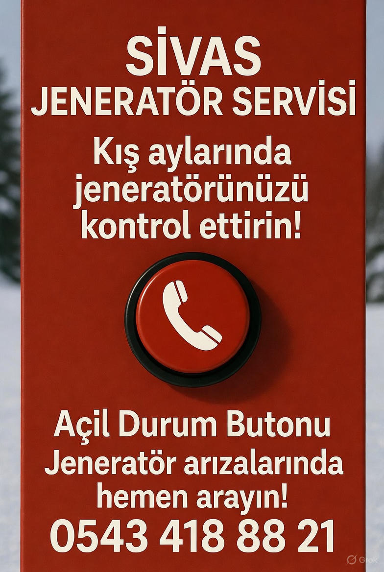 sivas jeneratör tamiri